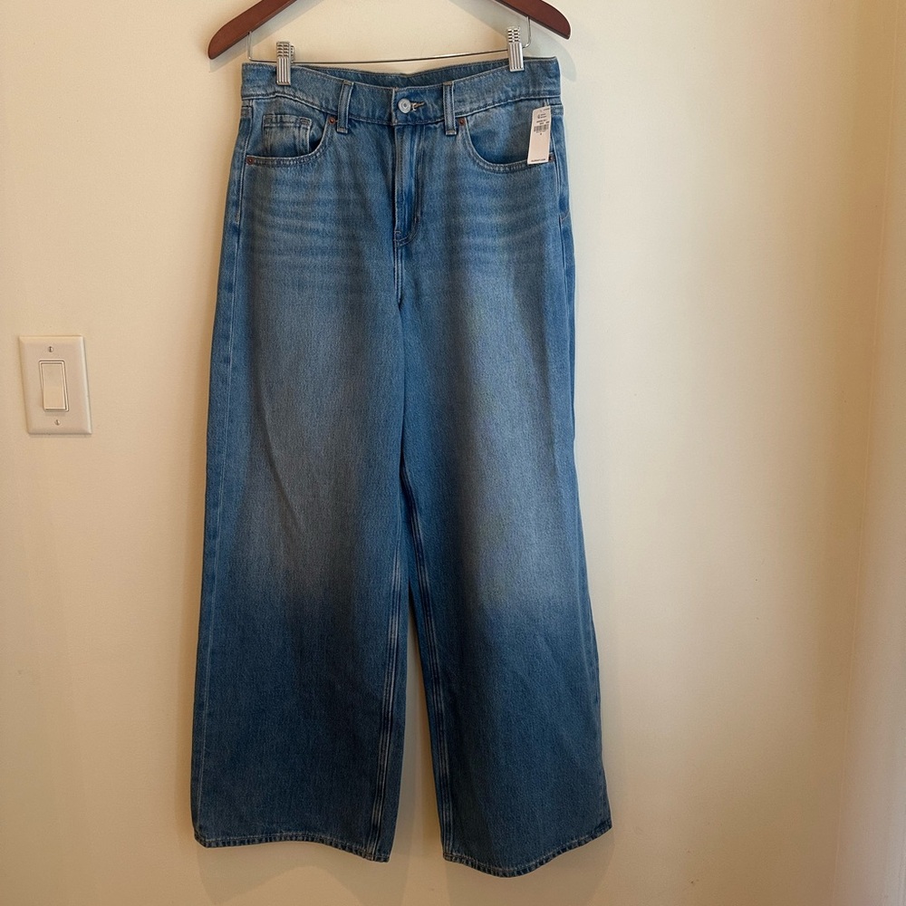 Old navy high rise baggy Wide-Leg Jeans - Picture 3 of 6